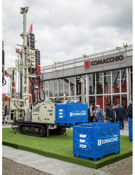 eGEO 405 Comacchio : foreuse 100 % électrique géotechnique