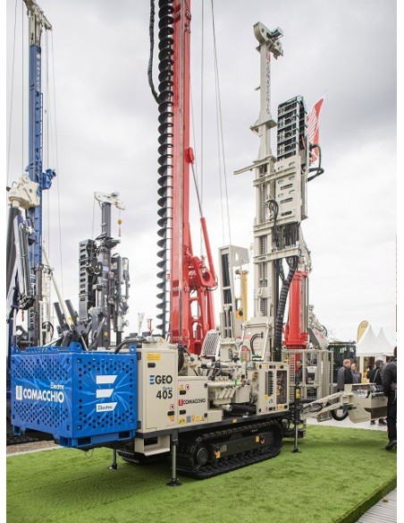 eGEO 405 Comacchio : foreuse 100 % électrique géotechnique