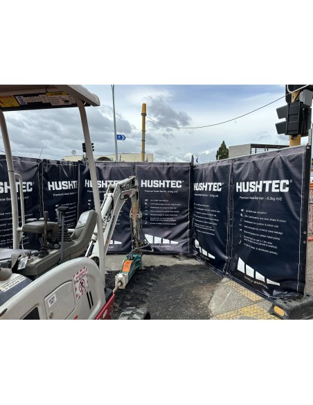 Panneaux antibruit Hushtec : barrière sonore jusqu’à -34 dB