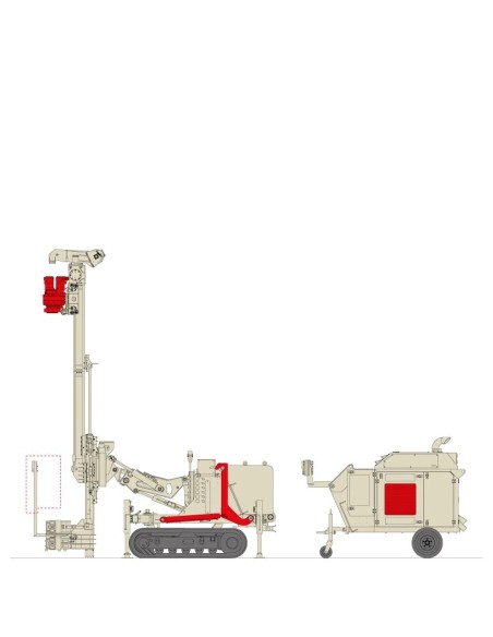 MC8D Comacchio: powerful drill rig for civil engineering