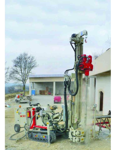 MC8D Comacchio: powerful drill rig for civil engineering