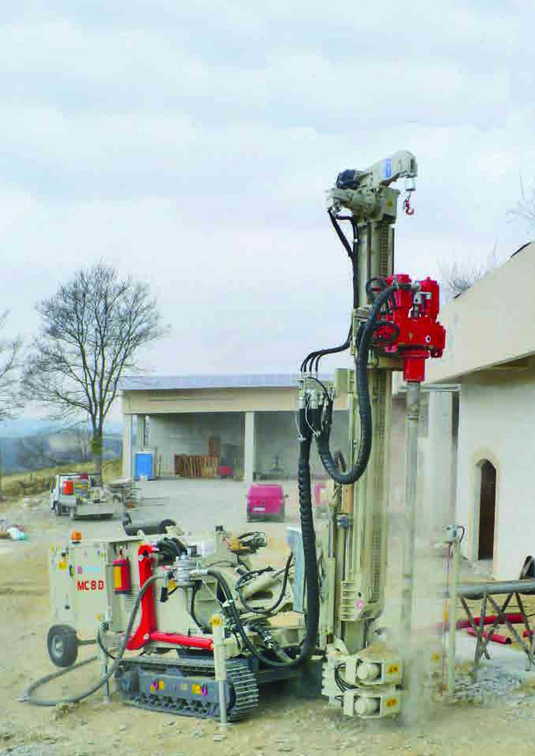 MC8D Comacchio: powerful drill rig for civil engineering MC8D Comacchio: powerful drill rig for civil engineering