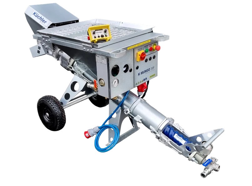 K-mungg Kuchler: compact and remote-controlled grout unit