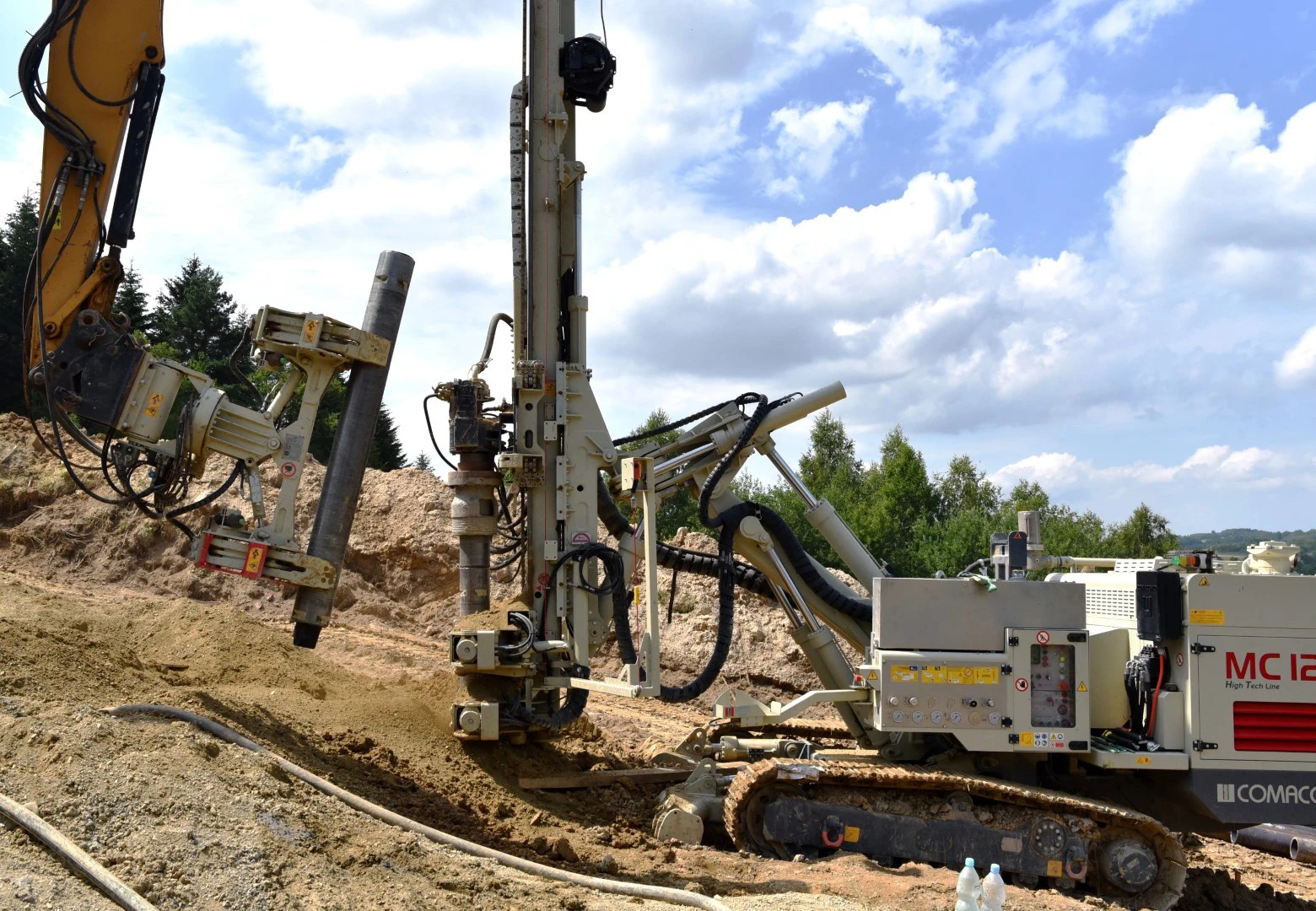 MC15P Comacchio: high-power drill for foundation works