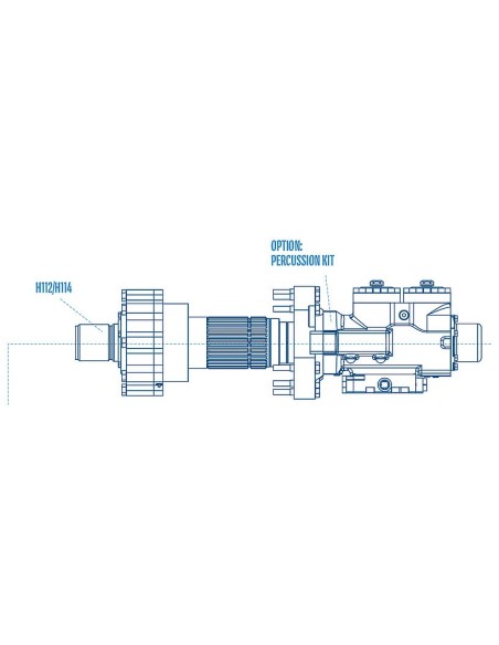 RH32X Eurodrill: multifunction rotary head from X series