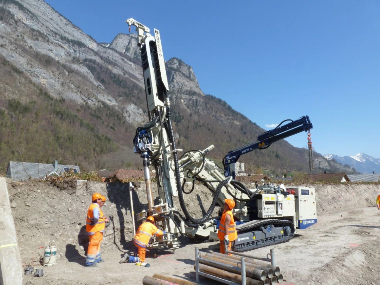 MC20 Comacchio: versatile drill rig for civil engineering