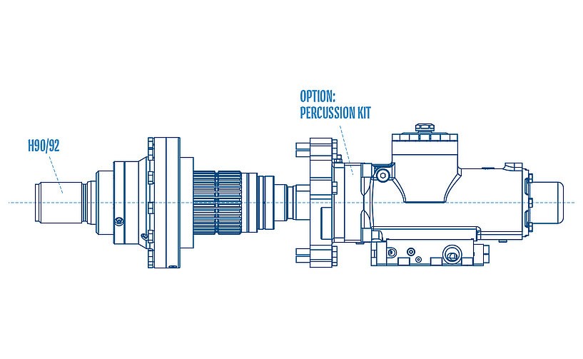 RH24X Eurodrill : tête rotative convertible et performante RH24X Eurodrill : tête rotative convertible et performante