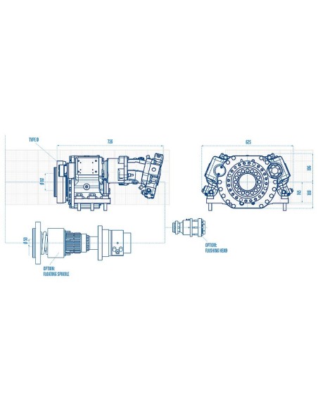 RH24X Eurodrill: convertible and efficient rotary head