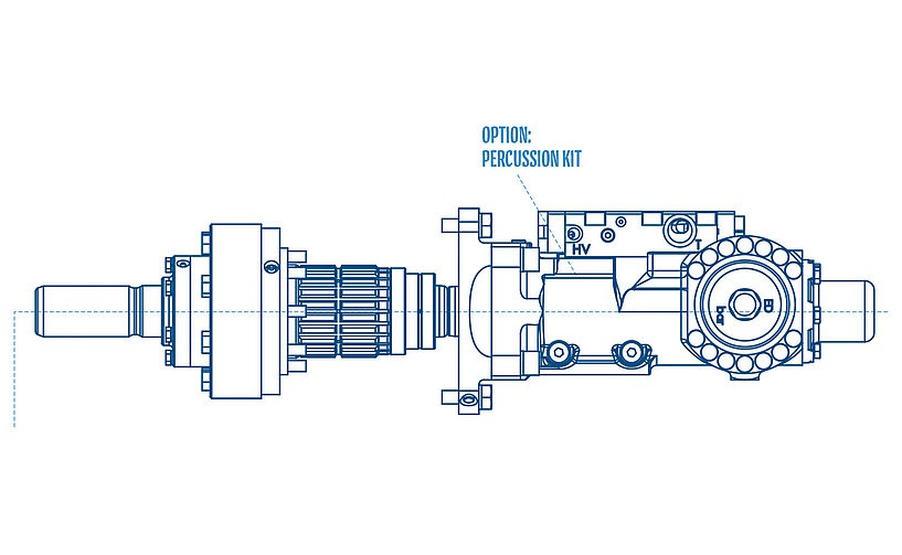 RH12X Eurodrill : tête rotative compacte et modulaire RH12X Eurodrill : tête rotative compacte et modulaire