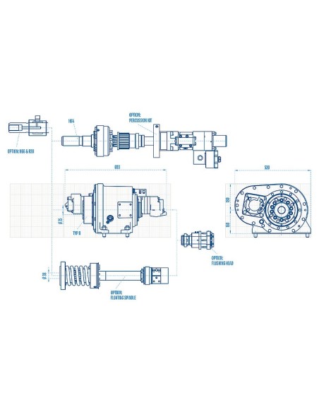 RH6X Eurodrill : tête rotative modulable et polyvalente