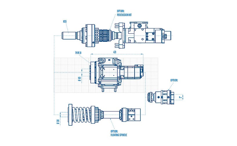RH4X Eurodrill: compact and multifunction rotary head RH4X Eurodrill: compact and multifunction rotary head