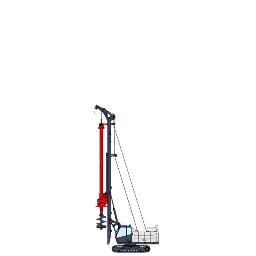 CH 300 Comacchio: compact rig for large diameter piles CH 300 Comacchio: compact rig for large diameter piles