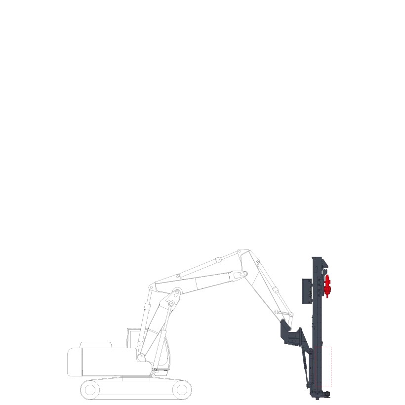 MCE-25 : glissière de forage robuste et polyvalente