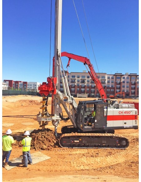 CH 450 : foreuse polyvalente pour tous types de pieux