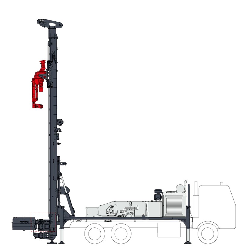 CA-T 20: Comacchio water drilling rig mounted on truck CA-T 20: Comacchio water drilling rig mounted on truck