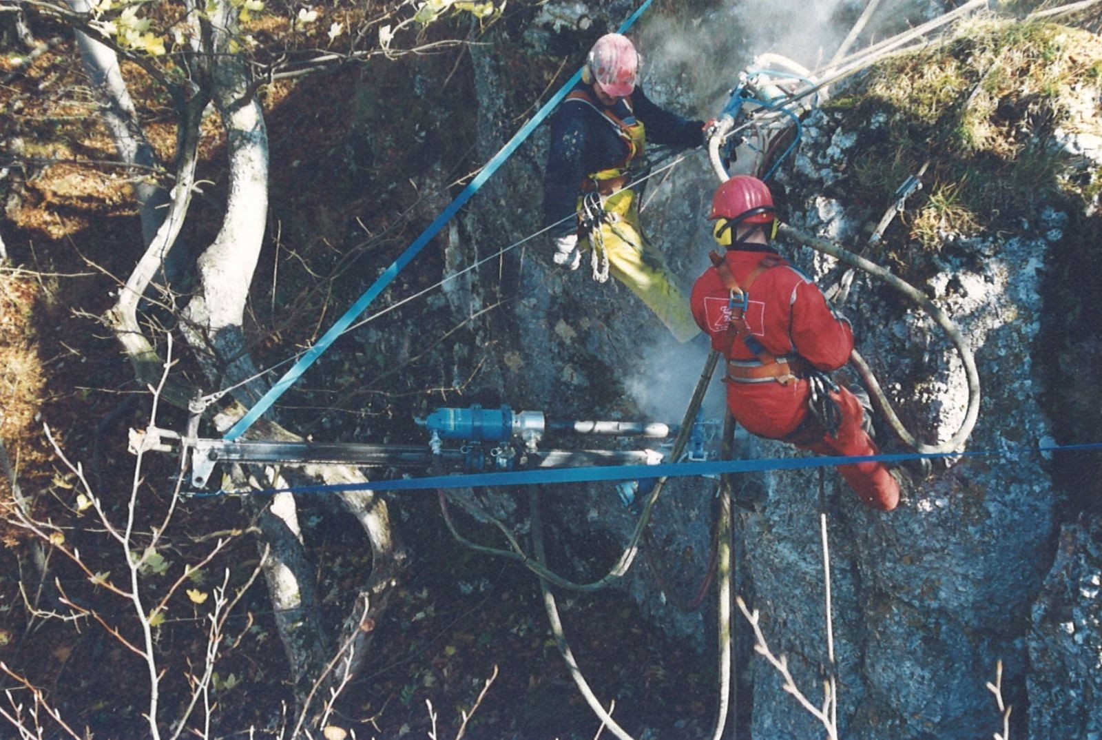 Mounty 90 L | Glissière de forage portable pneumatique | Lumesa