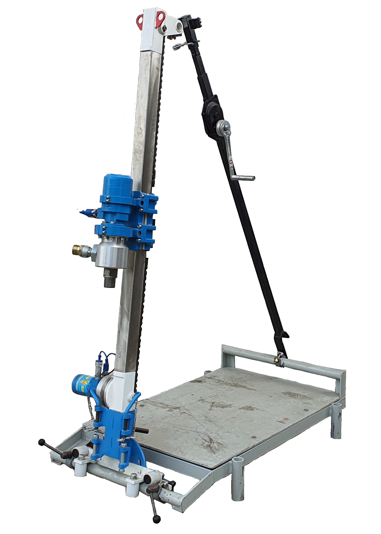 Mounty 90 H | Glissière de forage hydraulique portative | Lumesa