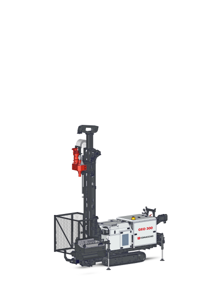 GEO 300 Comacchio: compact drill rig ideal for core drilling