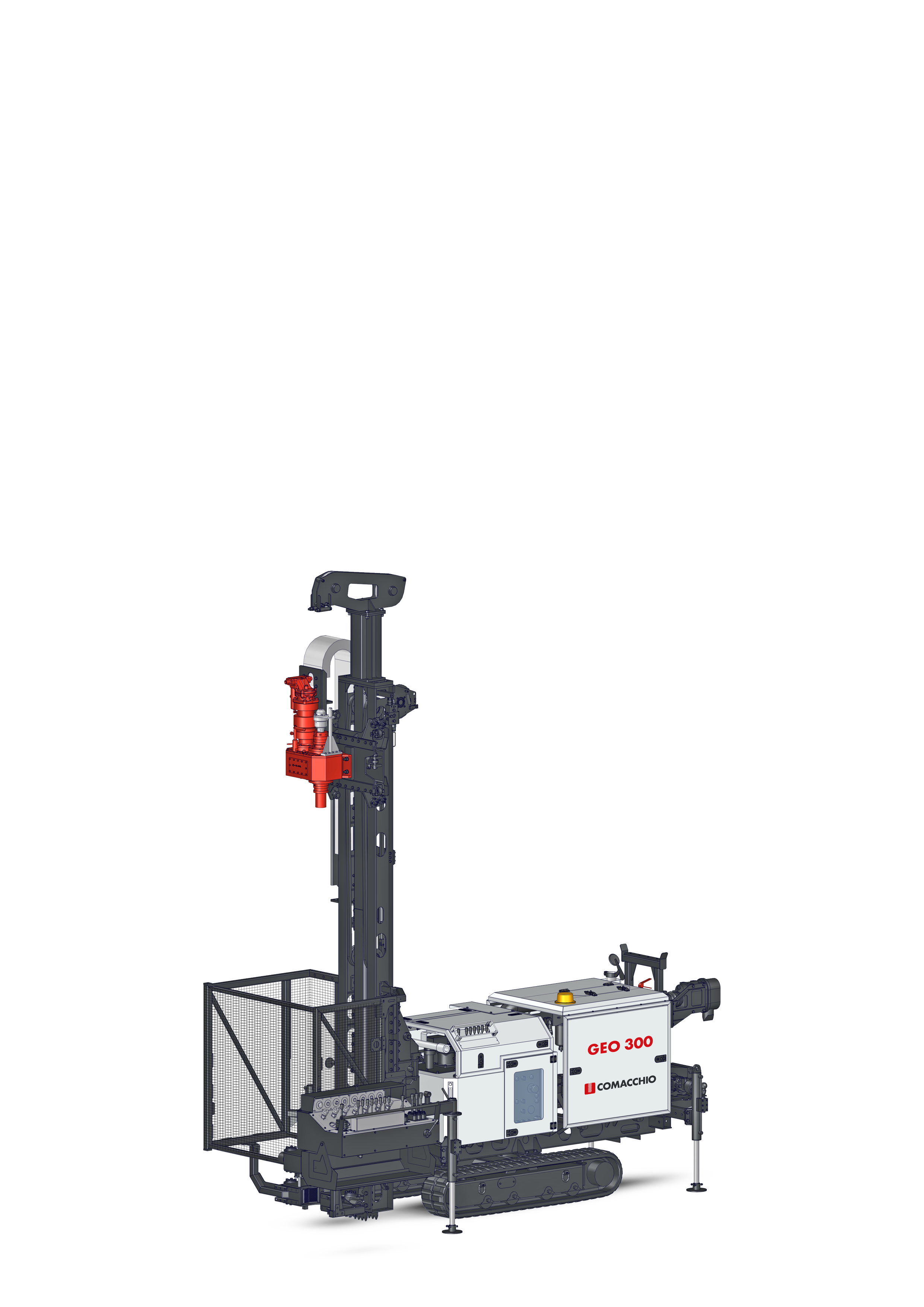 GEO 300 Comacchio: compact drill rig ideal for core drilling