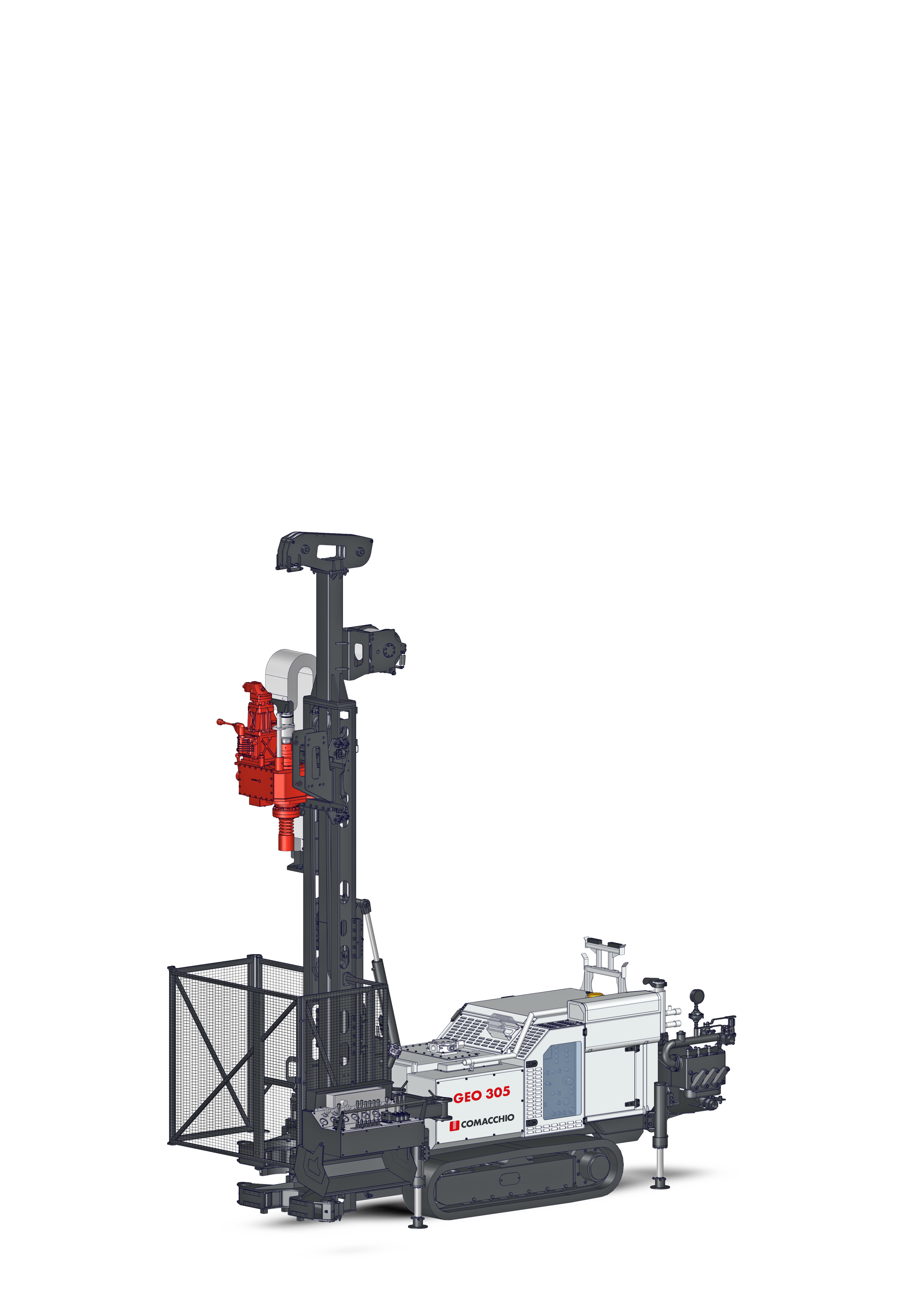 GEO 305 Comacchio: powerful drill rig for geotechnical work