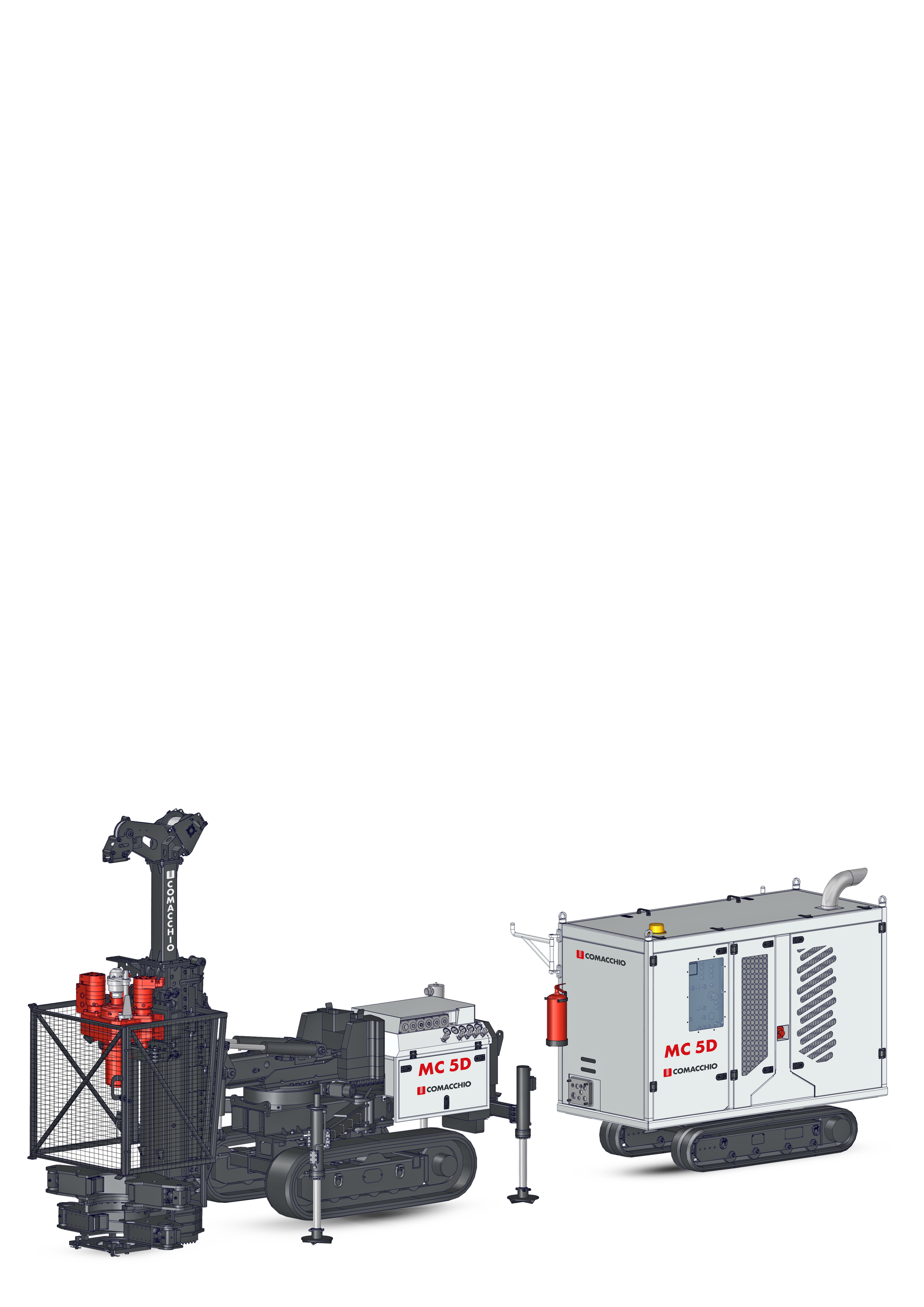 MC5D Comacchio: hydraulic drill rig for demanding civil works
