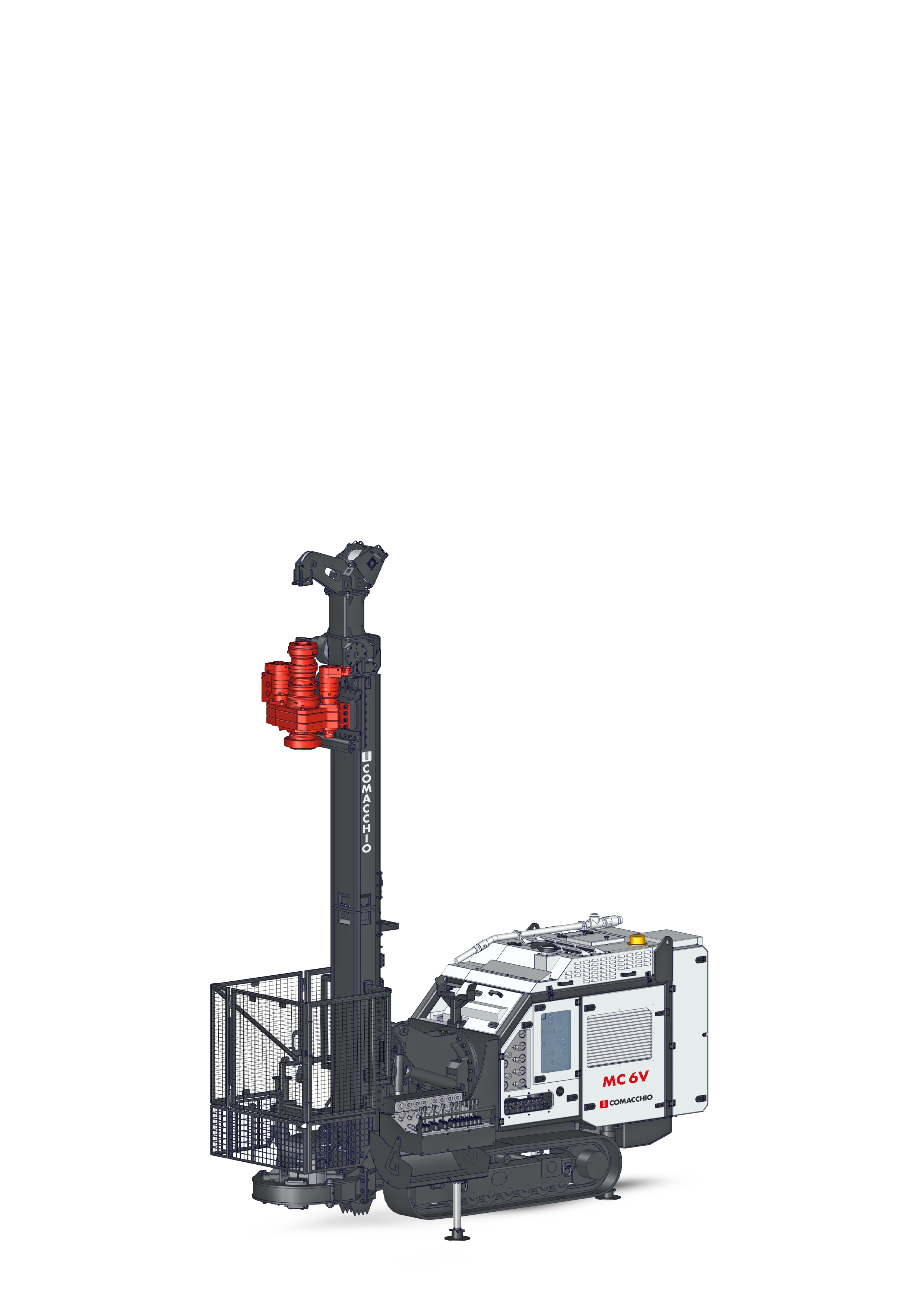 MC6V Comacchio: vertical drill rig for confined environments