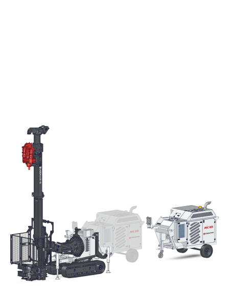 MC8D Comacchio: powerful drill rig for civil engineering