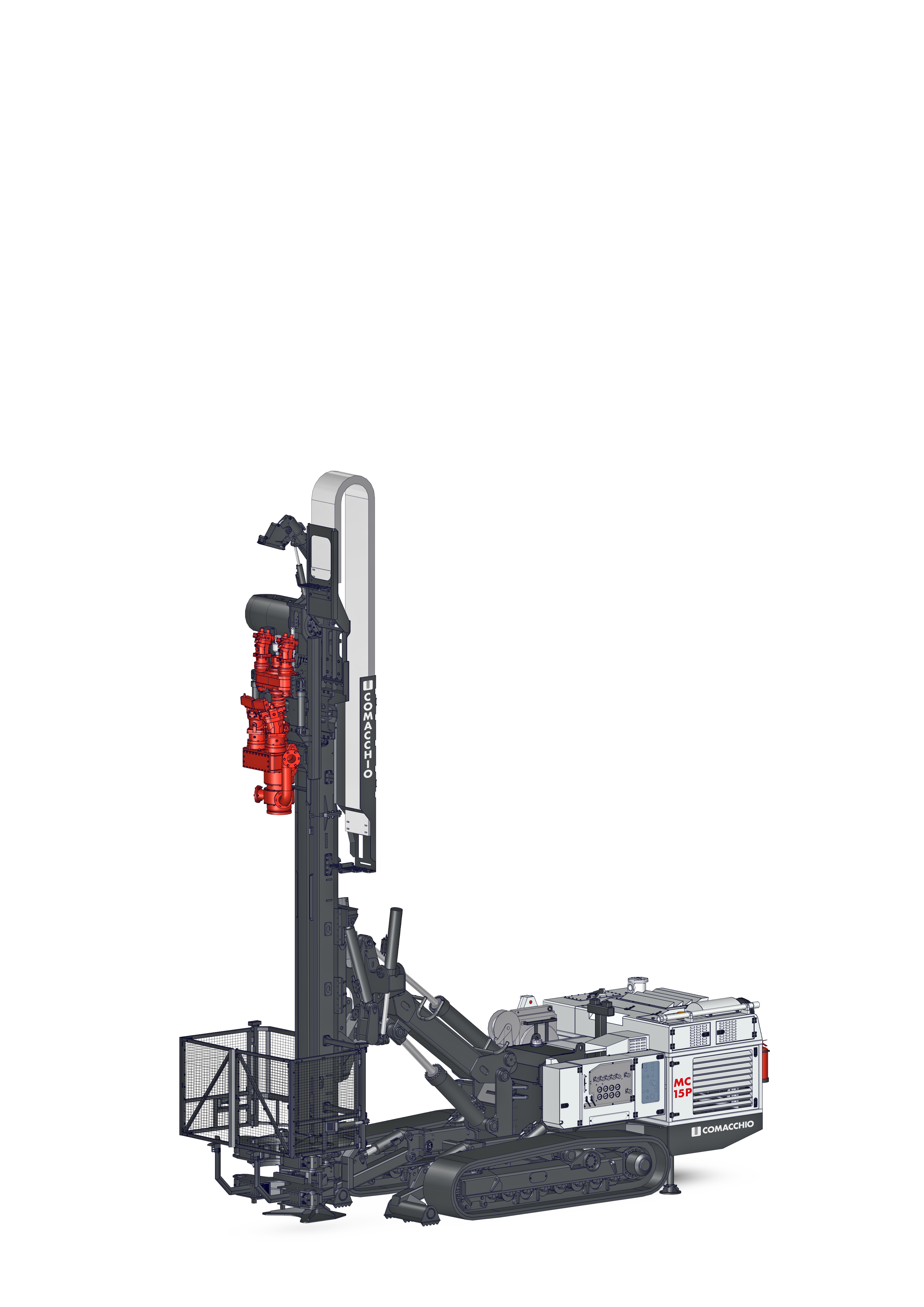MC15P Comacchio: high-power drill for foundation works