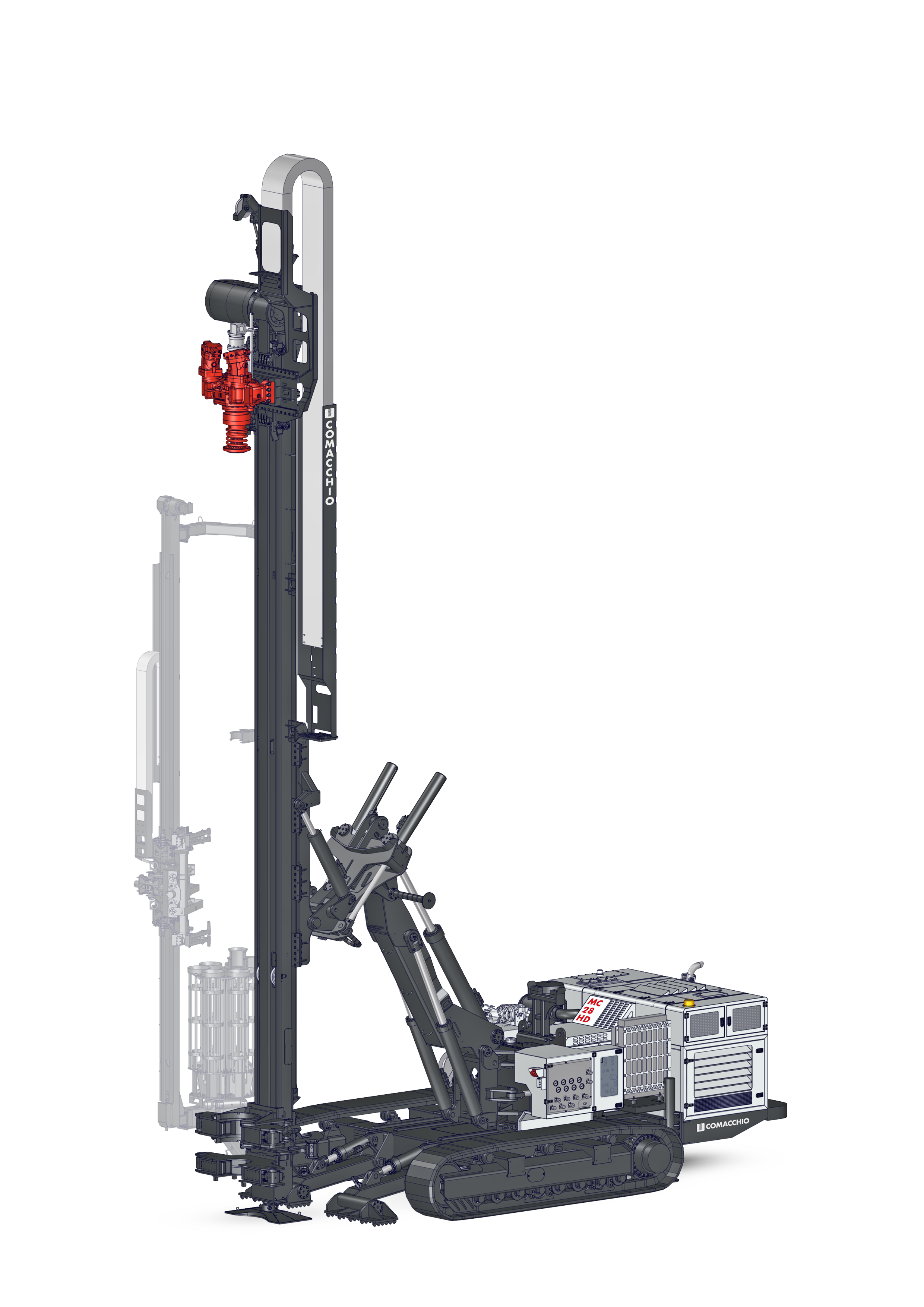 MC28 HD Comacchio: heavy-duty rig for large-diameter drilling
