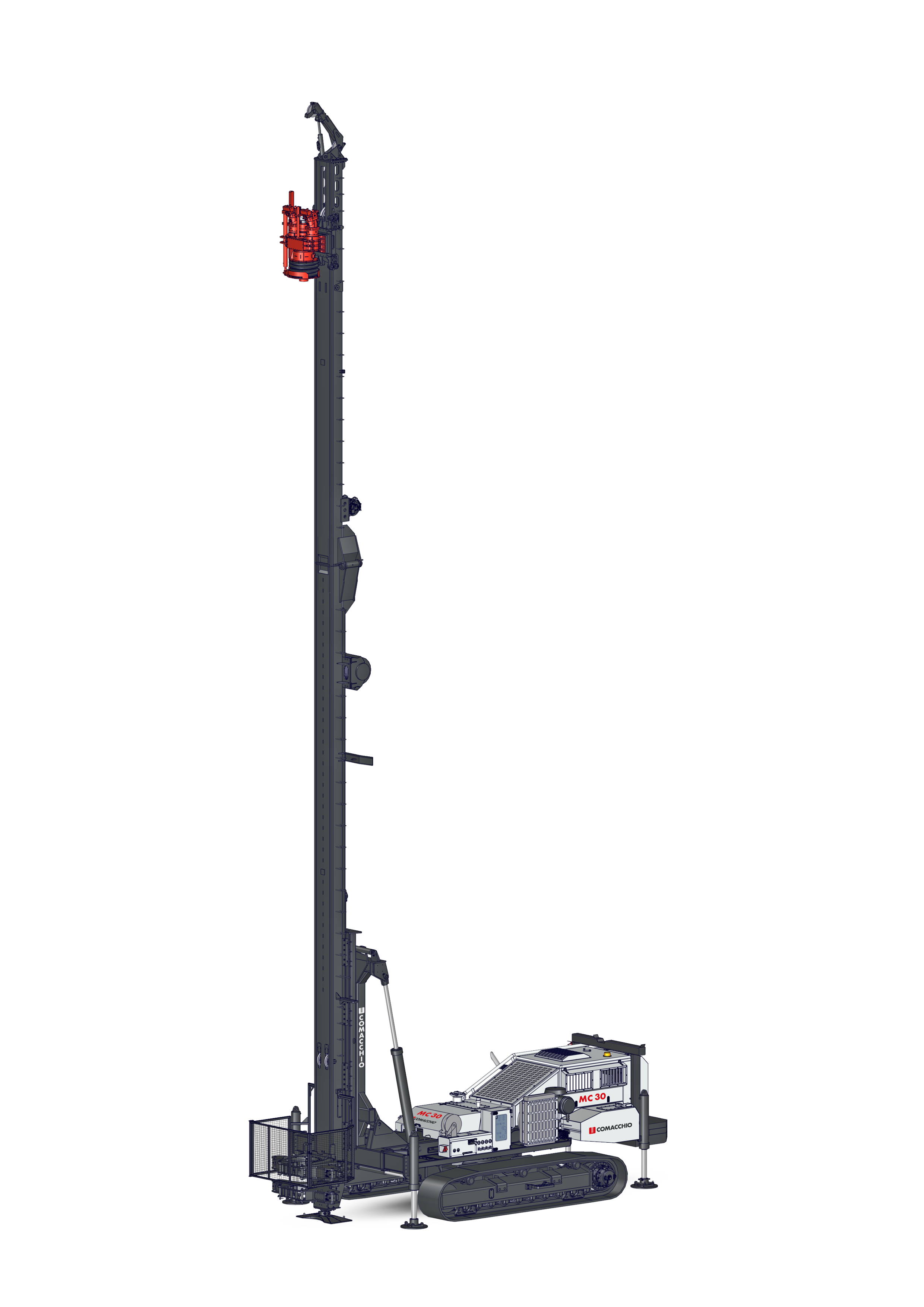 MC30 Comacchio: powerful rig for jet grouting and CFA