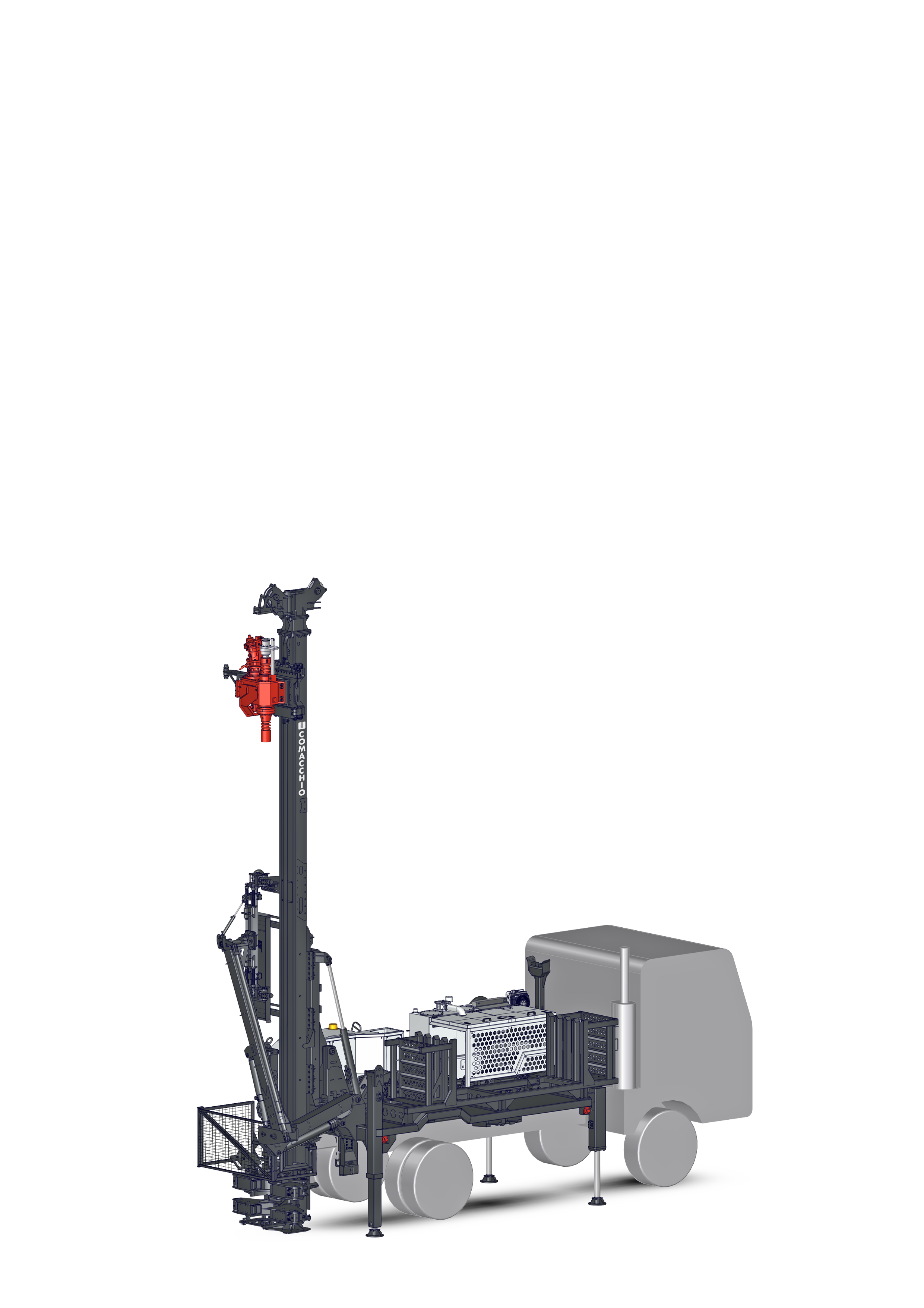 CA-T 10: mobile water drilling rig mounted on truck