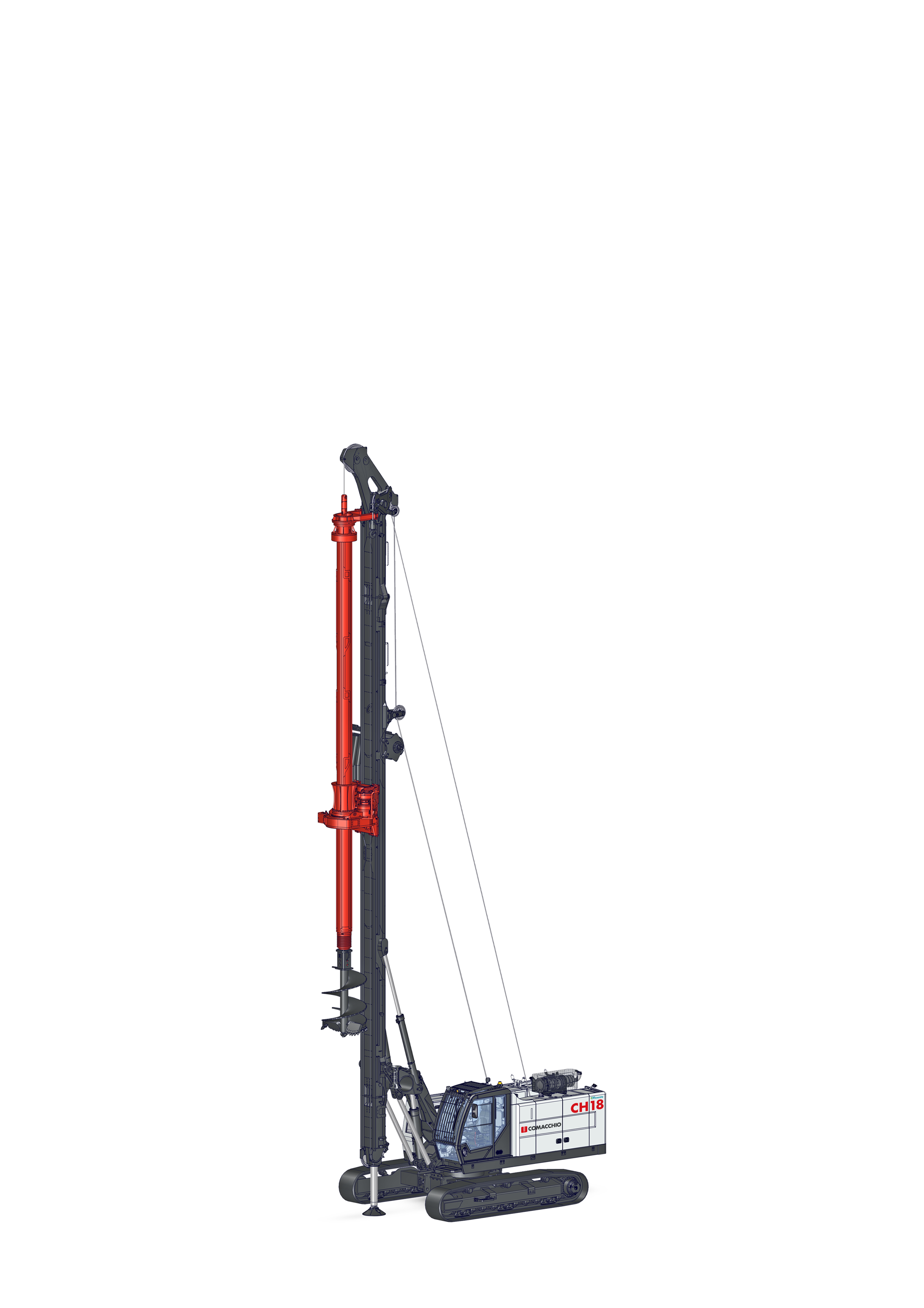 Comacchio CH 18 | Self-Erecting and Autonomous Piling Rig